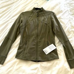 Lulu Define jacket. NWT. Color is Sage!